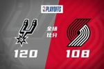 🏀马刺逆转2-1开拓者 哈珀27+10 阿夫迪亚16罚19分 文班缺阵